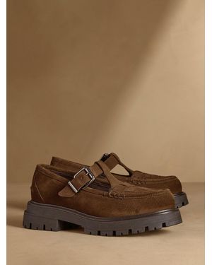 Russell & Bromley Mossley Mary Jane Shoes - Brown