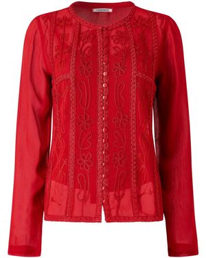 Joe Browns Emily Embroidered Button Through Blouse With Cami