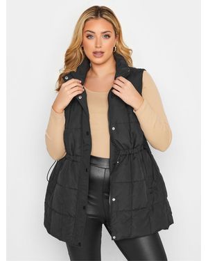 Yours Curve Leichte Steppwesteeu 50-52 (Uk 22-24) - Schwarz