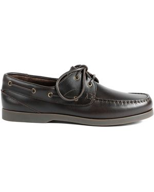 Jones Bootmaker Parsons Segelschuhe Aus Leder - Schwarz