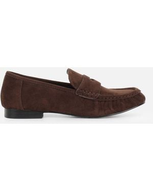 SIMMI Colette Penny Loafers - White
