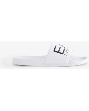 EA7 Logo Slides - White