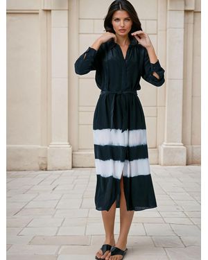 Religion Tory Tunic Beach Shirt Dress Cover Up - Natural