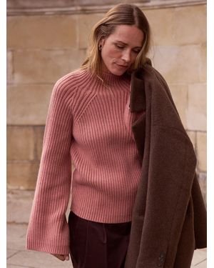 JD Williams Premium Funnel Neck Knitted Jumper - Red