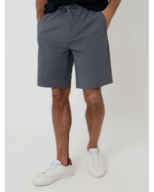 Threadbare Elasticated Waist Stretch Chino Shorts - Blue