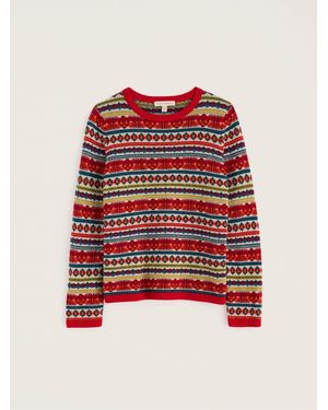 Seasalt Cornwall Percella Cove Jumper - Red