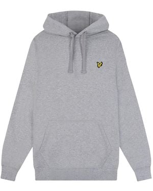 Lyle & Scott Chrome Pullover Hoodie - Gray