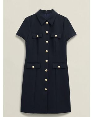 Hobbs Nadiya Dress - Blue