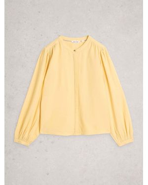 White Stuff Stuff Lana Cotton Top - Natural