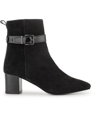 Jones Bootmaker Nia Leather Buckle Fasten Boots - Black