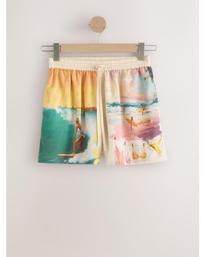 Next Elasticated Waist Shorts - Multicolor