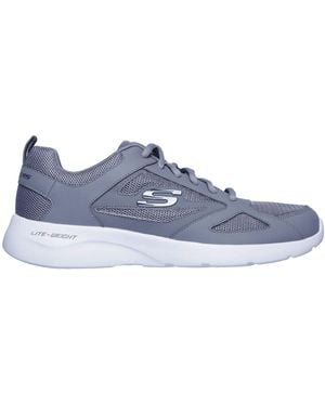 Skechers Dynamight 2.0 Lace-Up Memory Foam Trainers - Blue