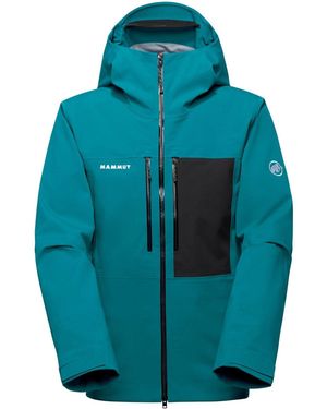 Mammut Stoney Hardshell Hooded Jacket - Blue