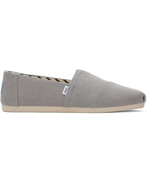 TOMS Alpargata Slip On Shoes - Gray