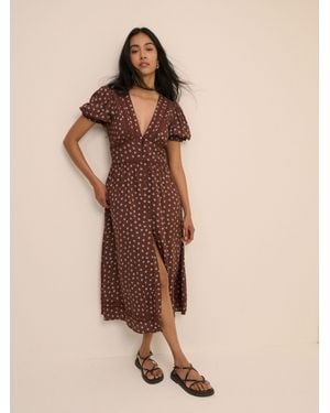 Nobody's Child Nobodys Child Frances Midi Dress - Natural