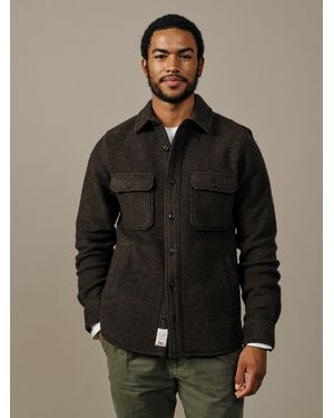 aubi Kendale Wool Overshirt - Braun