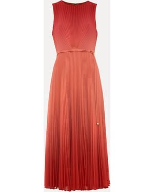Phase Eight Simara Ombre Dress - Red