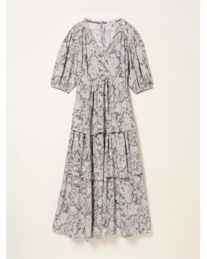 FatFace Fatface Milly Midi Dress - White
