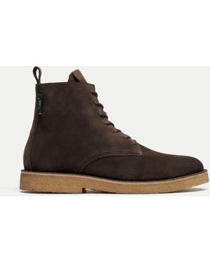 Walk London Verona Lace Boots - Black