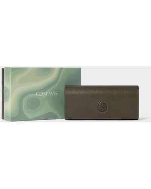 Osprey The Compass Leather Glasses Case - Green