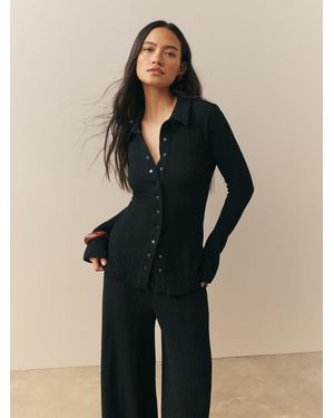 Nothing Ordinary Premium Soft Touch Crinkle Jersey Shirt - Black