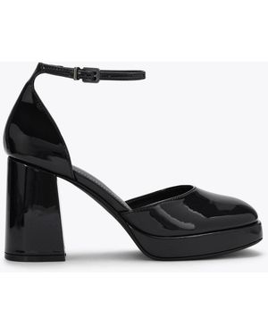KG by Kurt Geiger Sidney Block Heeled Sandals - White