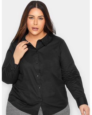 PixieGirl Petite Fitted 100% Cotton Shirt14 P - Schwarz
