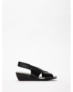 Fly London Fly London Orfy 447Fly Wedge Sandals - White