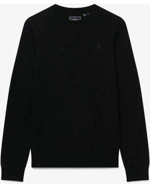 Superdry Essential Lw Wool Blend Sweater - Black