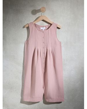 Next Studio Pleated Playsuit - Pink