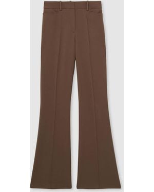 Reiss Mink Neutral Gabi Flared Suit Pants - Brown