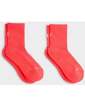 Sweaty Betty Crew Running Socks 2 Pack - Red