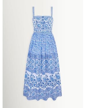 Pink City Prints Nuri Dress - Blue