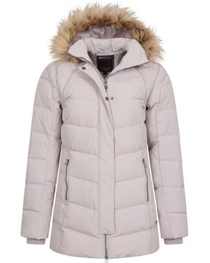 Mountain Warehouse Isla Ii Water Resistant Down Jacket - Gray