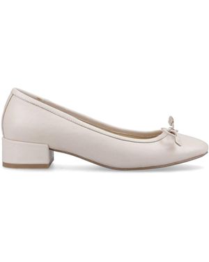 Hush Puppies Silvia Low Heel Sandals - Natural