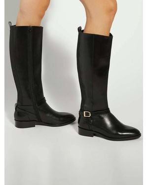 Dune Talias Knee High Boots - Black