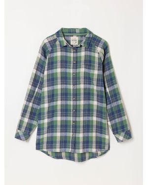 FatFace Fatface Bessie Petite Check Shirt - Blue