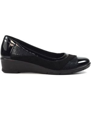 Lunar Marian Wedge Shoes - Schwarz