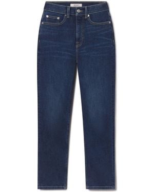 Spanx Redefine Firm Control Slim Straight Jeans - Blue