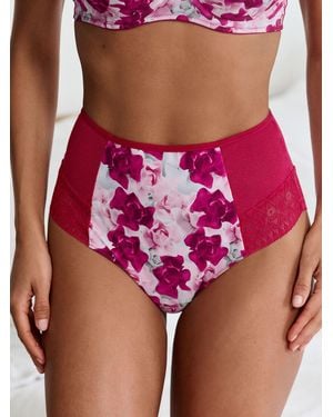 Ted Baker 2 Pack Floral High Waist Knickers - Red