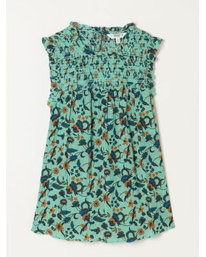 FatFace Elle Batik Petite Blouse - Green