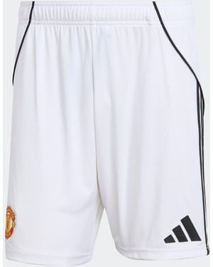 adidas Manchester United 25/26 Home Shorts - White