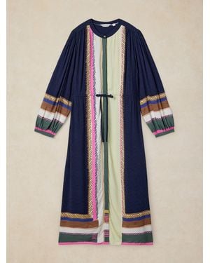White Stuff Lana Midi Dress - Blue