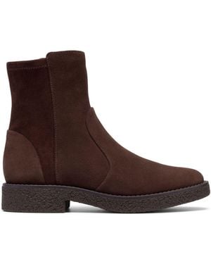Clarks Nella Bay Suede Boots - Brown