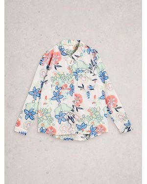 White Stuff Sophie Cotton Shirt - White