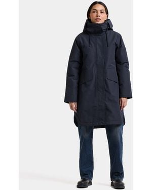 Didriksons Lilian Waterproof Coat - Blue
