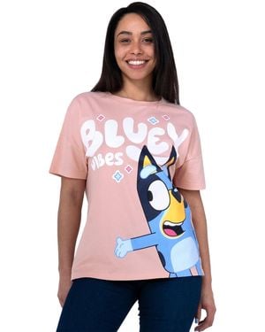 Character Bluey Ladies Bluey T-Shirt - White