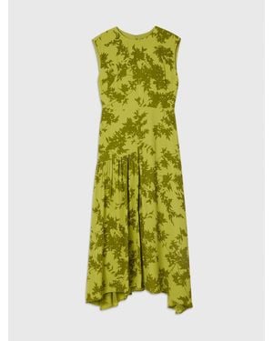 Whistles Floral Asymmetric Dress - Green