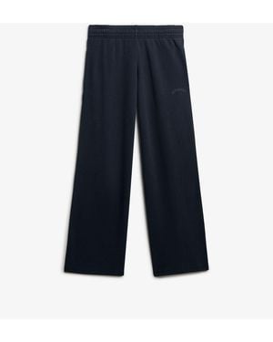 Superdry Athletic Essentials Logo Garment Dyed Sweatpants - Blue