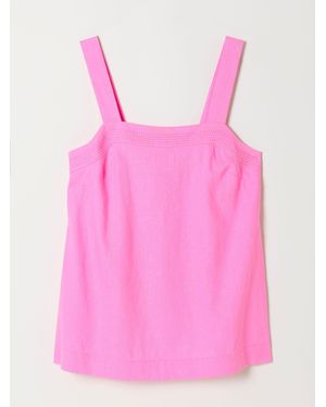 FatFace Joesie Linen Stripe Cami - Pink